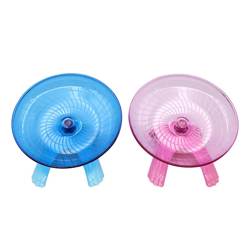 1PCS Pet Exercise Wheel Small Pets Guinea Pig Hamster Wheel Removable Mute Hamster Flying Saucer Pet Hamster Toy Accessories