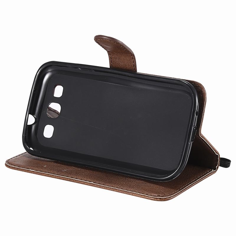 Funda magnética de lujo para Samsung Galaxy S3 I9300, funda Retro lisa con soporte, billetera de cuero para teléfono Samsung S 3 Etui