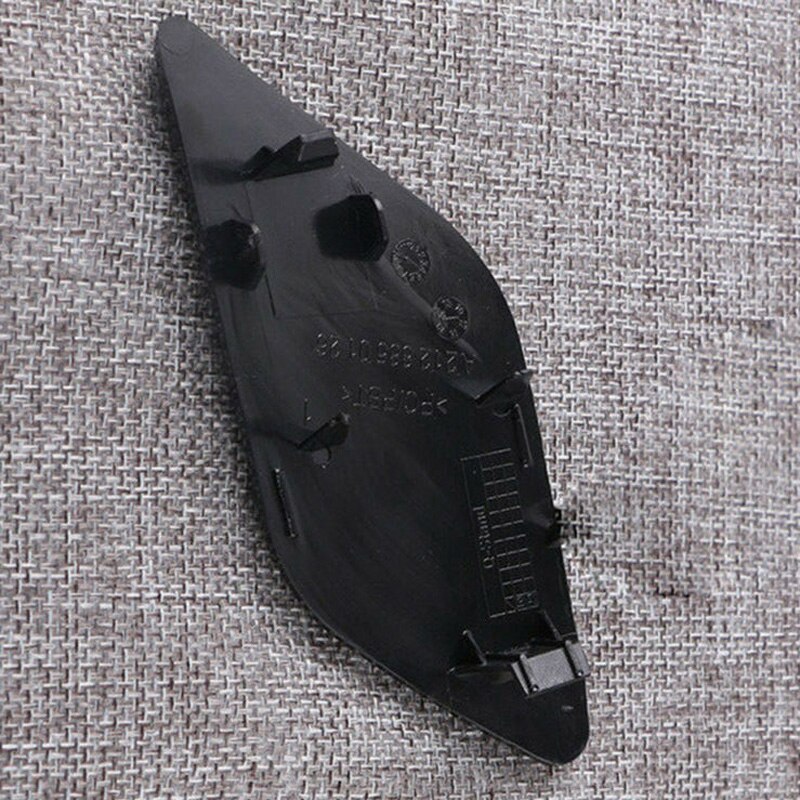 Cubierta de gancho de remolque para coche, parachoques delantero, pegatina negra, para Mercedes Benz W212 E200 E260 E280 E300L