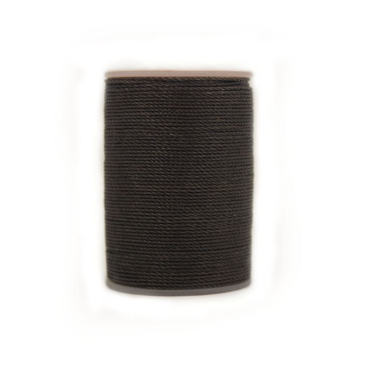 Destockage bricolage diamètre 0.55mm cuir cire ronde fil à coudre cousu main polyester rond ciré couleur fil 40 couleurs: S027 dark grey