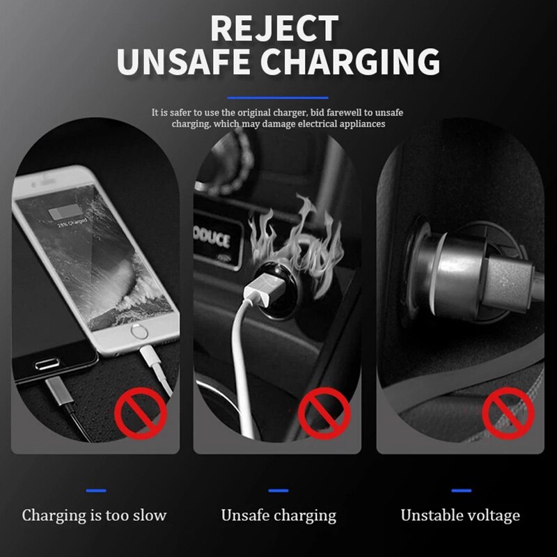 Urvns 12V Naar 220V Auto Omvormer Type-C Pd QC3.0 Snel Opladen Auto-oplader Sigarettenaansteker Usb lader Met Spanning Display