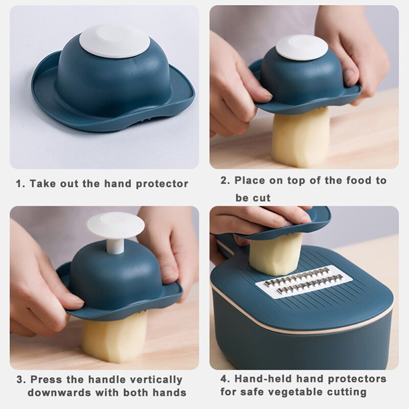 Kitchen Vegetable Chopper Cutter Gadgets Cooking Tools Food Fruit Grater Salad Maker Onion Potato Mandoline Slicer Accessories