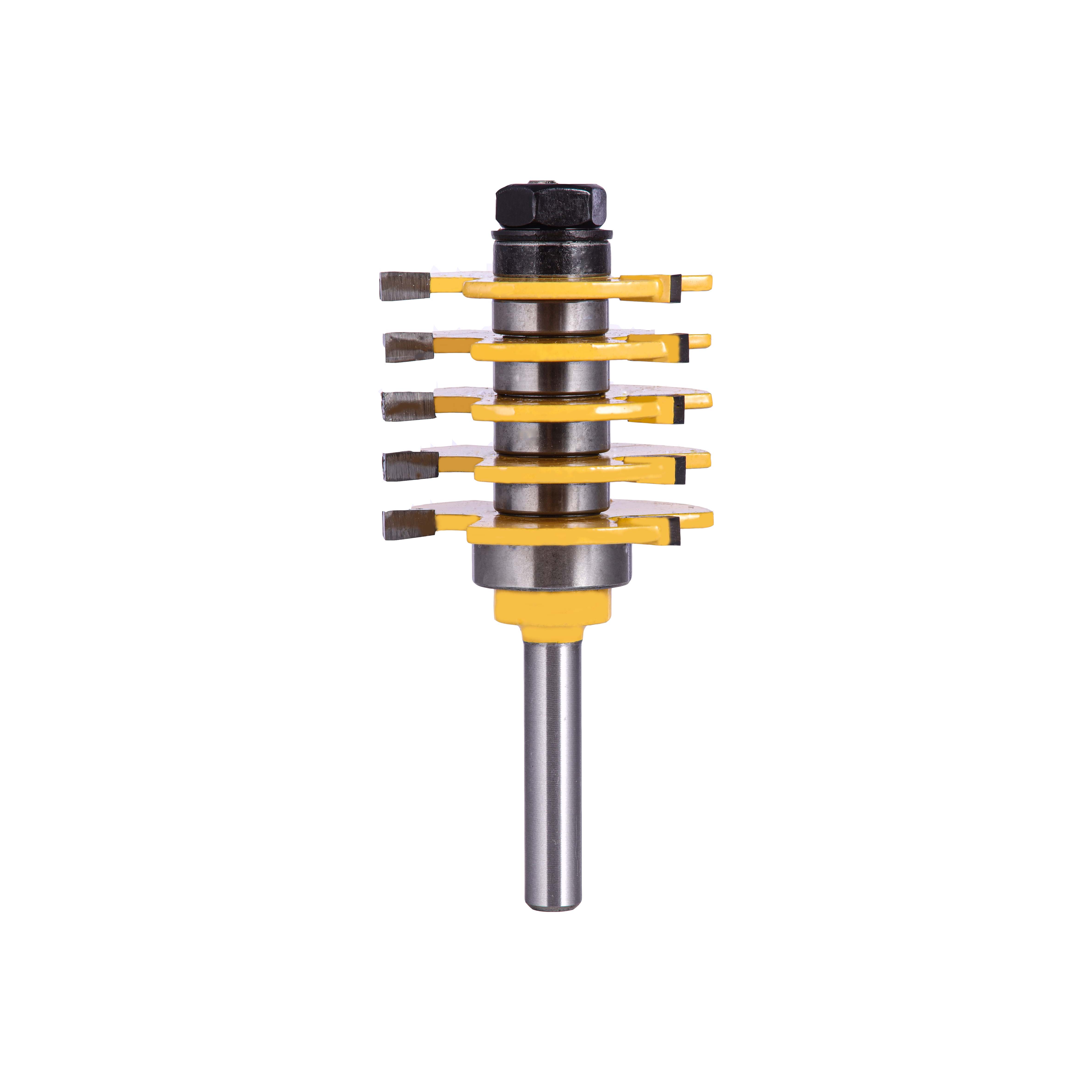 EsportsMJJ Scharnier-Einsteck-Fräser 1/4 Zoll – Für Holz, MDF, Sperrholz, 3/4" Schnittdurchmesser