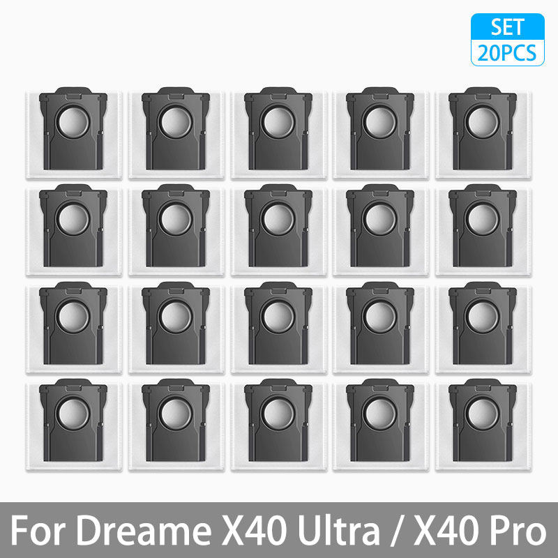 For Dreame X40 Ultra / X40 Pro Accessories Rubber Main Side Brush Mop Cloth Dust Bag HEPA Filter Robot vacuum Replacement Parts