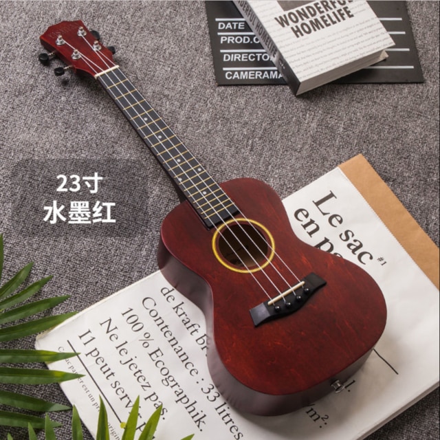 Ukulele pour débutant, étudiant adulte, homme et femme de 23 pouces, débutant, petite guitare: Rose wood