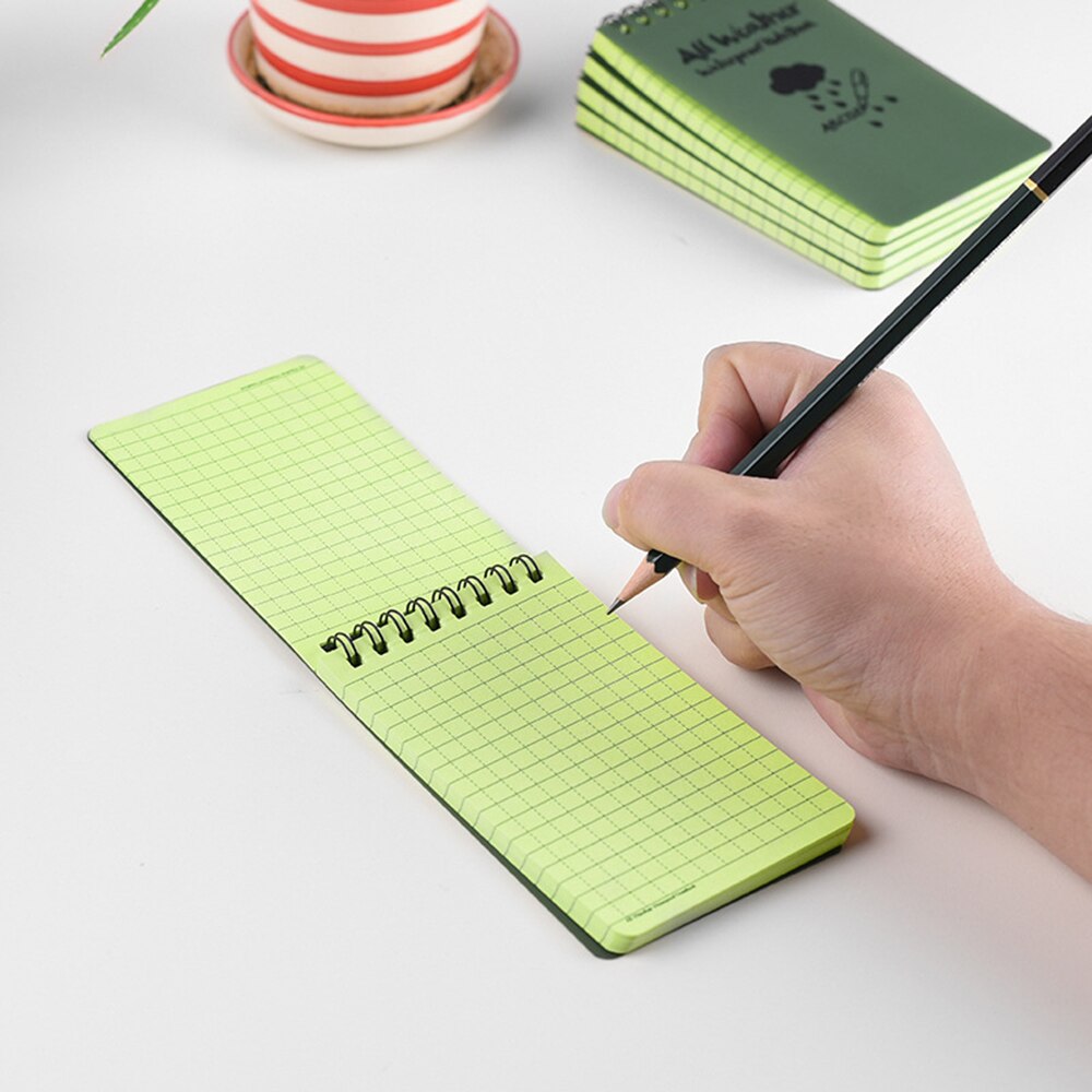 Waterproof NotePad Foreign Language Learning Coil Book Vocabulary Portable Pocket Notebook Diary Notepad Travel Log