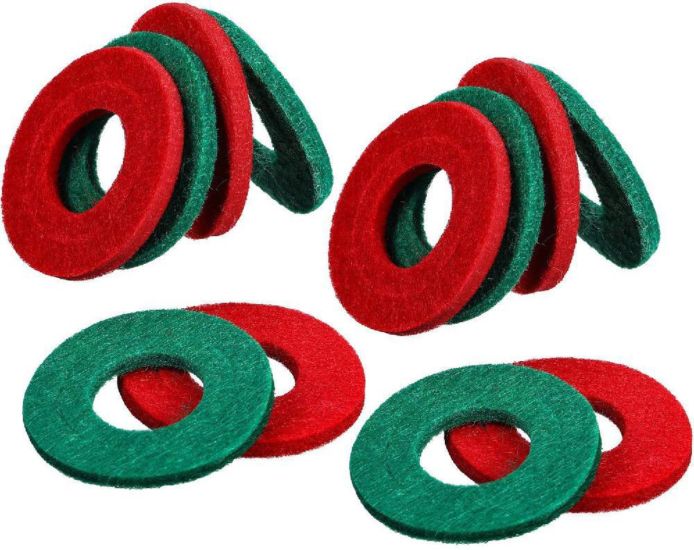 12 Pieces Battery Terminal Anti Corrosion Washers Fiber Battery Terminal Protector (6 Red 6 Green) Battery Anti Corrosion Washer