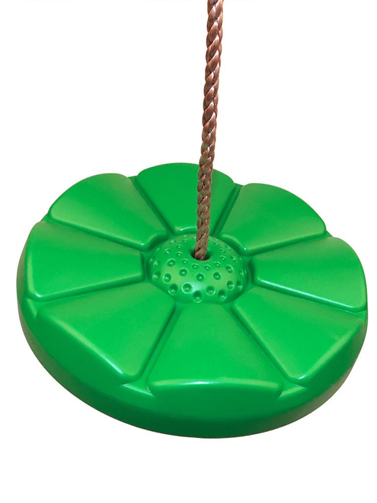 Altalena per sedile ad albero per bambini altalena a disco tondo con moschettone in corda regolabile piattaforma per arrampicata all&#39;aperto Swi