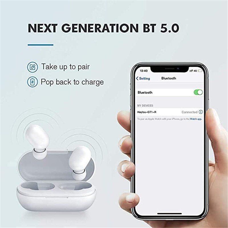 Haylou GT1 TWS 5.0 Bluetooth Earphone Headset gamer low latency HIFI wireless headphones with micro for Xiaomi Samsung Huawei