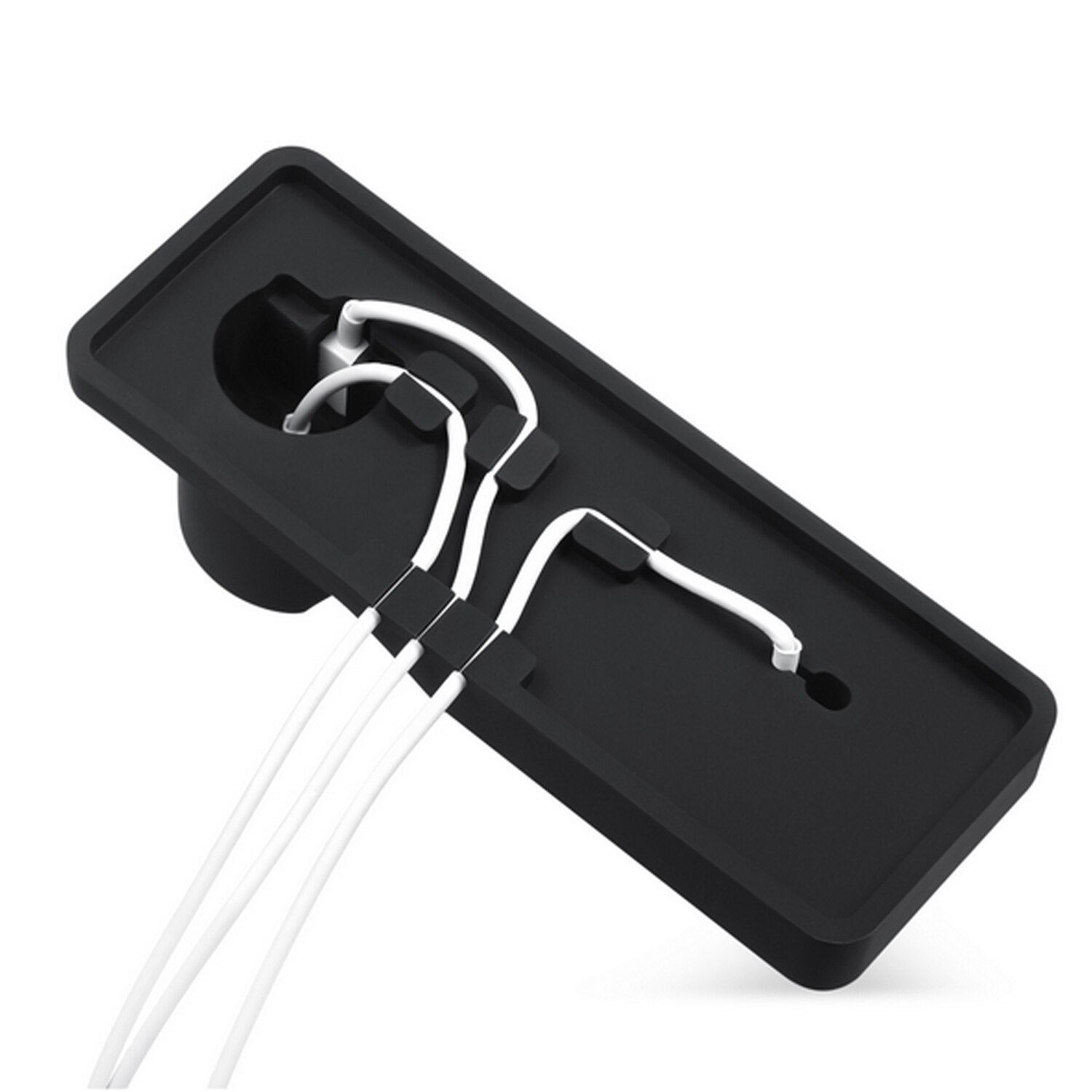 Besegad 3 in 1 Siliconen Charging Stand Houder met Sticker voor iPhone XS Max 8 Plus X 7 Apple Horloge iWatch Serie 1 2 3 Airpods