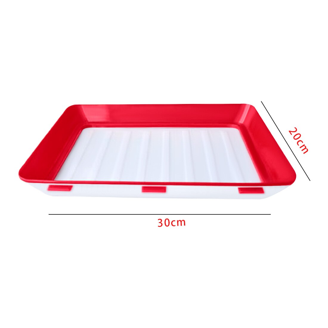 4/6/8pcs Stackable Food Fresh Tray Food Preservation Tray Reusable Food Storage Container Vacuum Fresh Keeping Tray: 1pcs