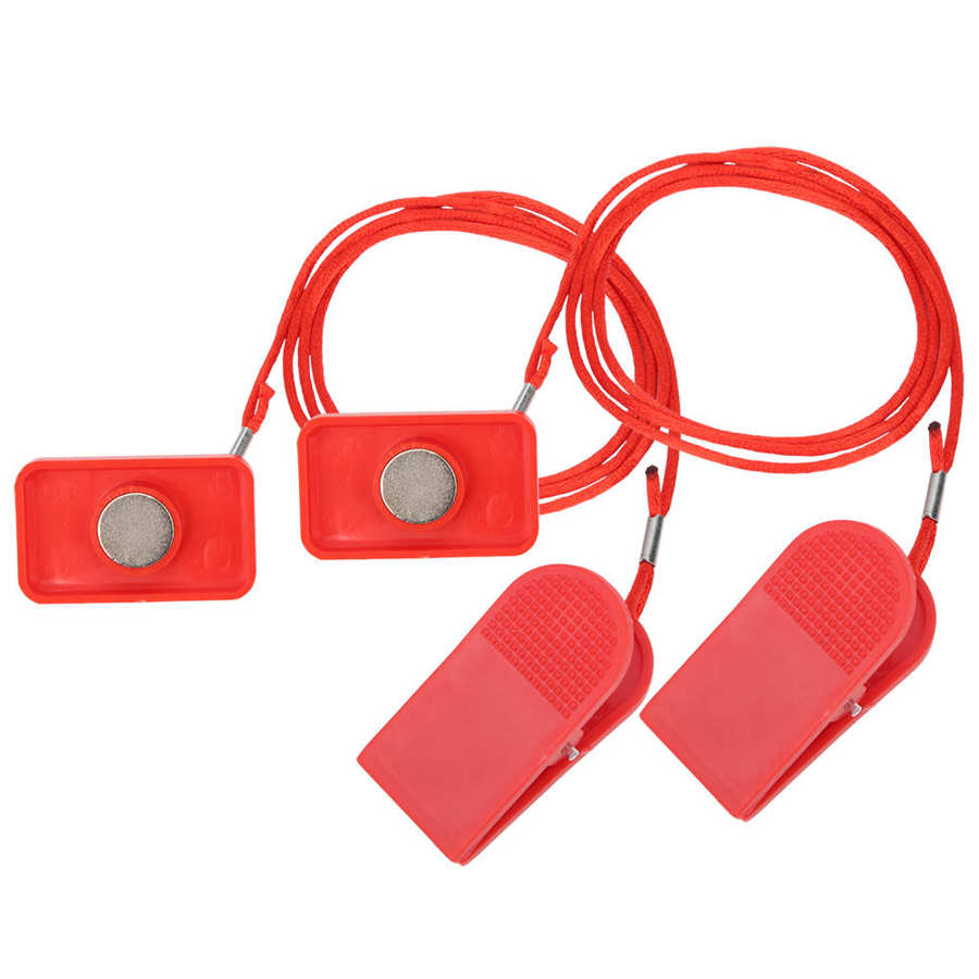 2 uds., máquina de correr, llave de seguridad, cinta de correr, interruptor de seguridad magnético, bloqueo, accesorio de la máquina para correr Universal