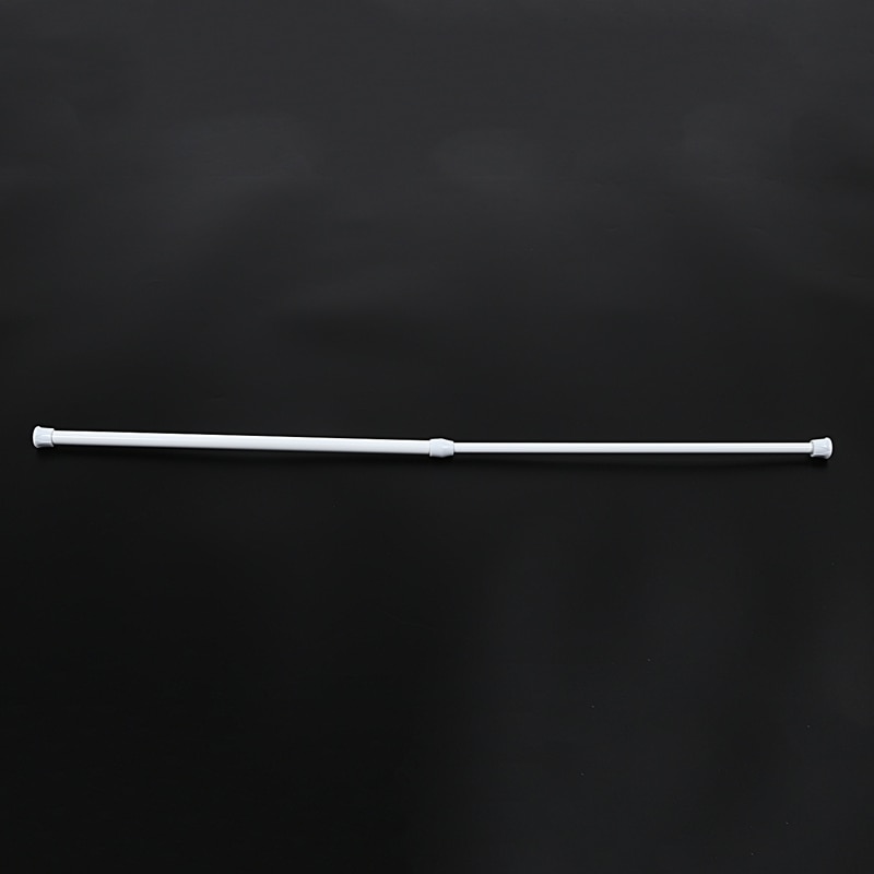 Spring Loaded Extendable Telescopic Net Voile Tension Curtain Rail Pole Rod Rods