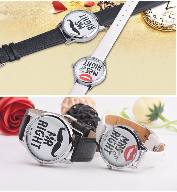 2 stuks koreaanse horloges voor koppels, populaire dames- en herenhorloges, minimalistische klok, schoolklok