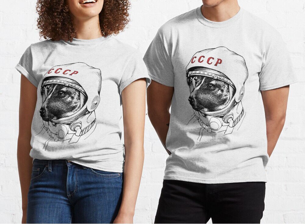 Laika space traveler Summer 3D Printed T Shirt Men Casual Male tshirt Clown Short Sleeve Funny T Shirts
