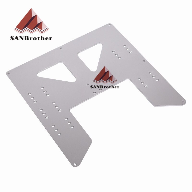 Placa de aluminio anodizado para impresoras 3D, para A8, Hotbed, compatible con Prusa I3 Anet A8