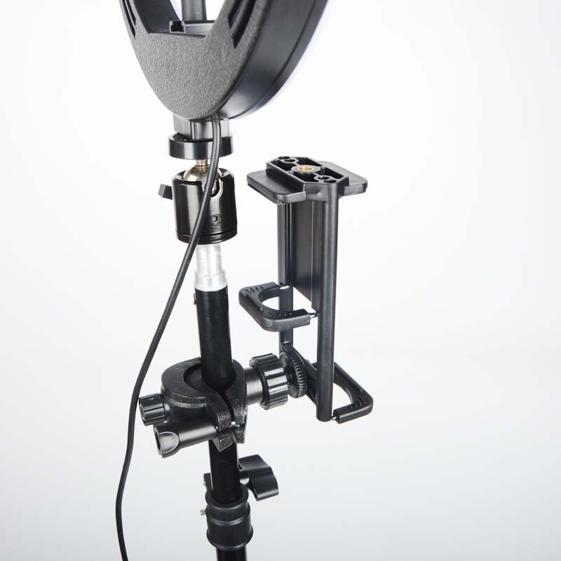 Ipad Live Holder 1/4 Mobile Phone Tablet PC Computer Photography Light double Holder Three Anchor Live Floor-Video Filming