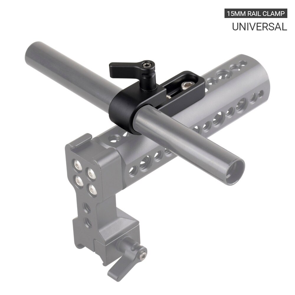 SmallRig lustrzanka cyfrowa takielunek pojedyncze 15mm zacisk kolejowy robić monitora mikrofon złącze lekki 1549