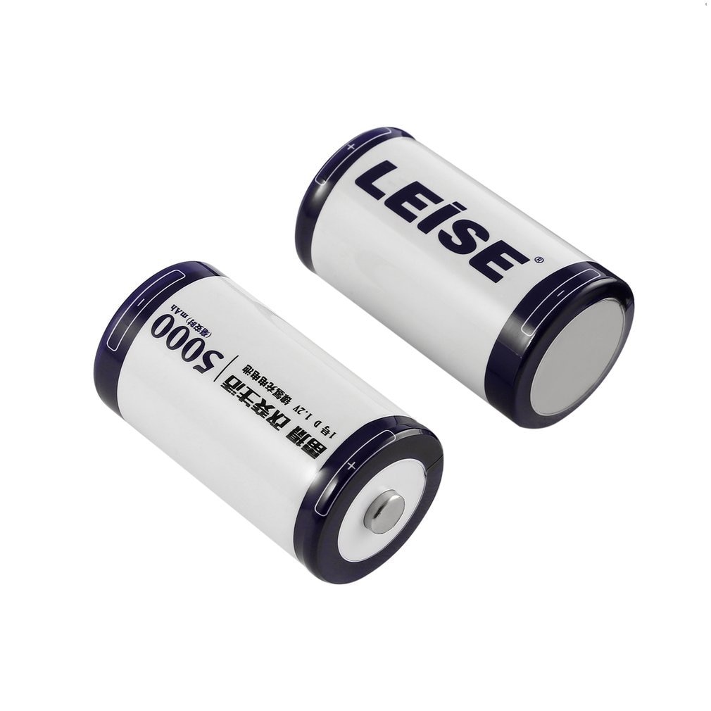 Leise Hoge Capaciteit Serie Oplaadbare Batterijen Size D Ni-Mh Oplaadbare Batterijen 5000Mah Voor Multimeter/Afstandsbediening Speelgoed