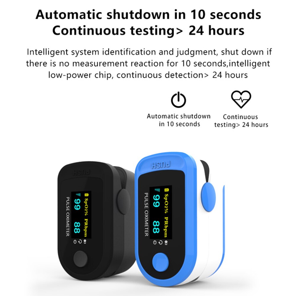Digital Fingertip Pulse Oximeter TFT Display SpO2 Blood Oxygen Sensor Saturation oximetro de dedo pulsioximetro Finger Oximeter