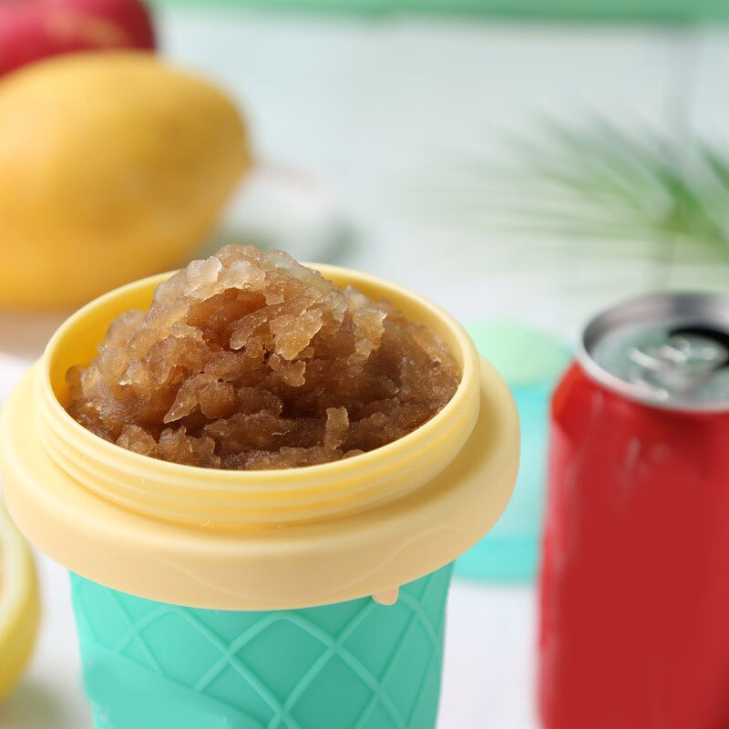 Double Layer Ice Cream Maker DIY Homemade Fast Cooling Ice Cream Smoothie Cup GQ