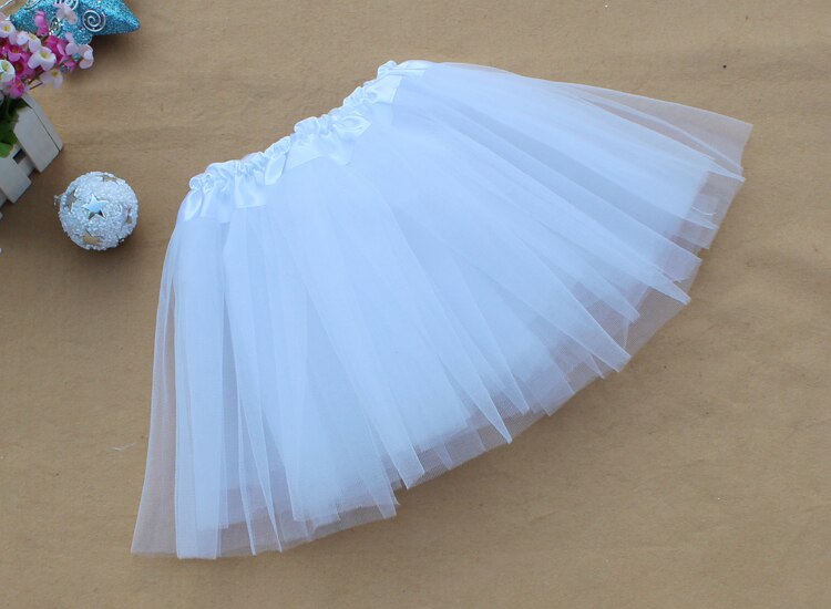 Cute Pink Fluffy Tulle Mini Length Kids Crinoline Petticoat