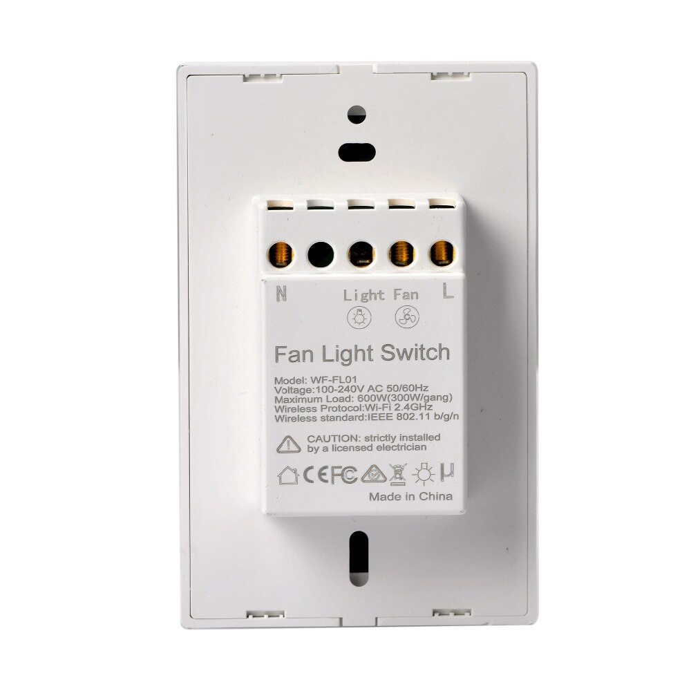 Schakelaar Wifi Alexa Touch Switch Fan/Lamp Gewijd Touch Afstandsbediening Schakelaar Smart Google Home Licht Schakelaar 600 W AC100-240V