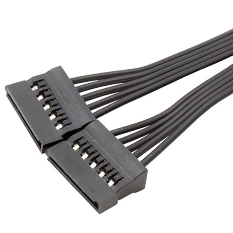 Sata Power Splitter Kabel SSD HDD Harde Schijf Voedingskabel Sata 15 Pin Male naar 2 Female Power Y-Splitter Verlengkabel