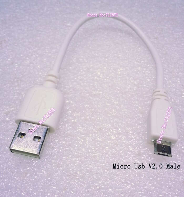 17 cm Korte Micro USB V2.0 kabel Lijn USB2.0 Een Mannelijke naar Micro USB V2.0 Opladen datalijn Kabel USB 2.0 Data opladen Wire cord