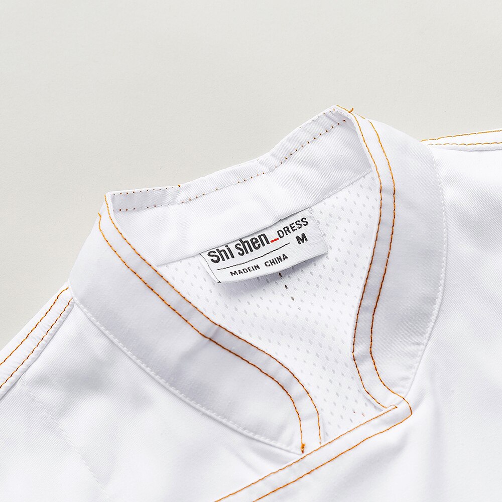 unisex Chef clothes Coffee shop kitchen bakery catering chef breathable chef jacket long sleeve Caterer Waiter uniform