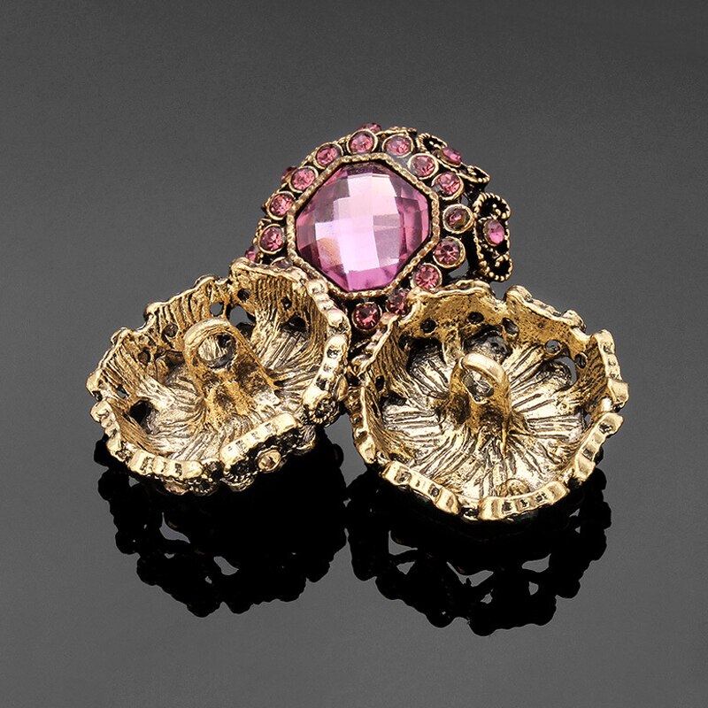 17mm/23mm Square Rhinestone Buttons Sparkling Crystal Glass Stone Craft Buttons DIY Clothes Decoration Sewing Accessories