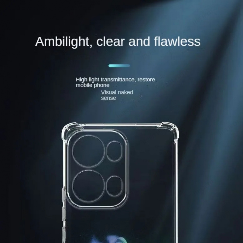 Four-Corners Shockproof TPU Case For OPPO Reno 13 Pro 5G Reno13 F FS 13F 13FS Cases Protective Cover Transparent Fundas Coque