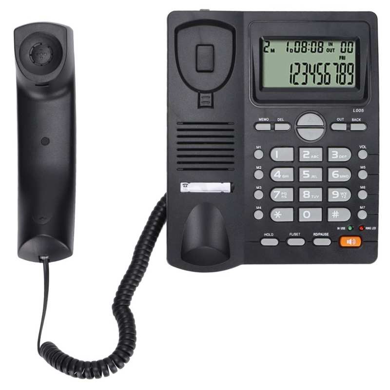 Thuis Vaste Telefoon Desktop Vaste Bedrade Telefoon Met Caller Id Display Mute Kiesherhalingsfunctie Voor Home Hotel Office Telefoons