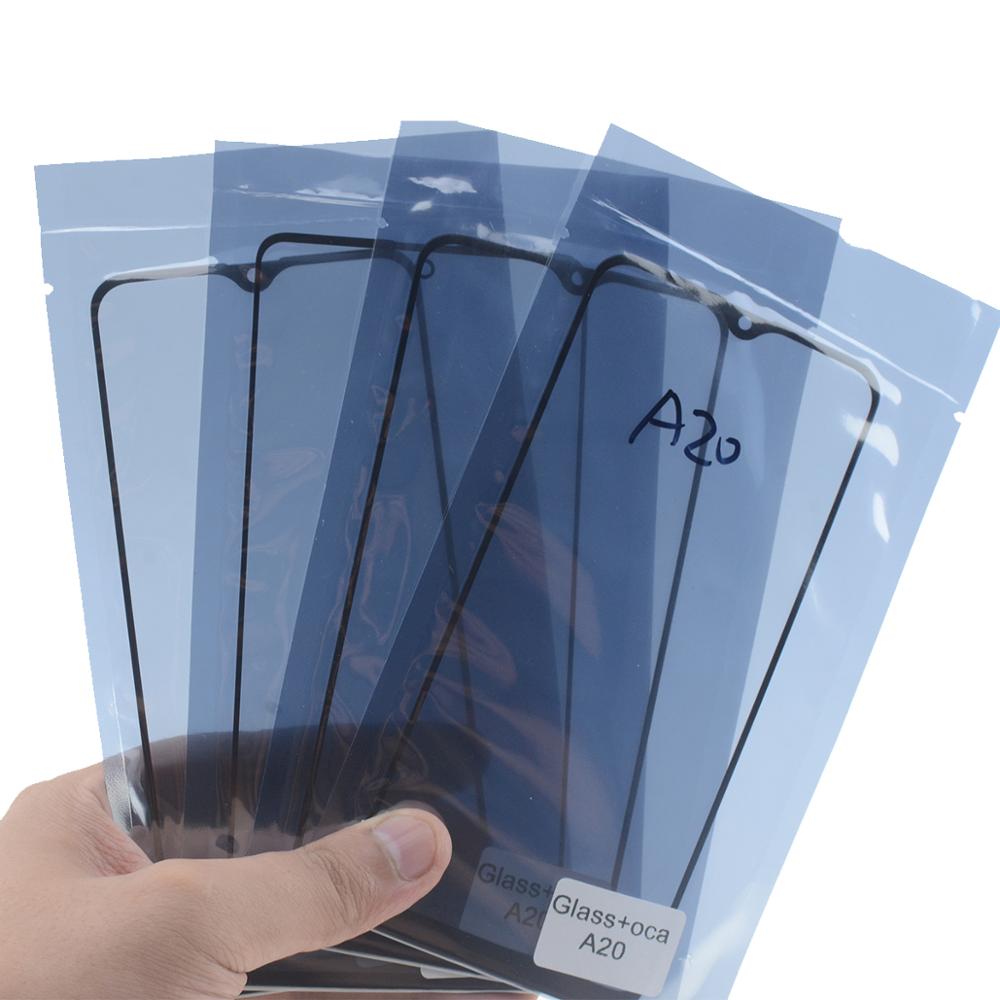 5PCS Front Outer Bildschirm Glas OCA Kleber für Samsung A10 A20 A30 A40 A50 A70 A51 A71 A10S A30S touch Panel Objektiv Abdeckung Laminierung