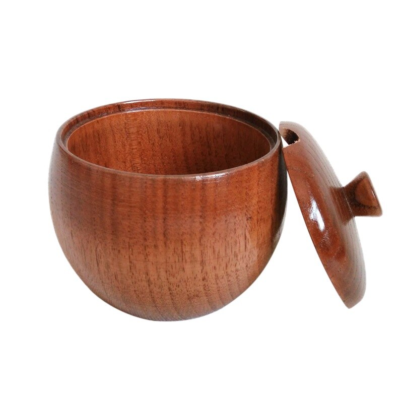 Tarro de madera para especias/cuchara, latas de estilo Retro, recipiente para condimentos, sal, contenedor, utensilio de almacenaje para cocina, botellas