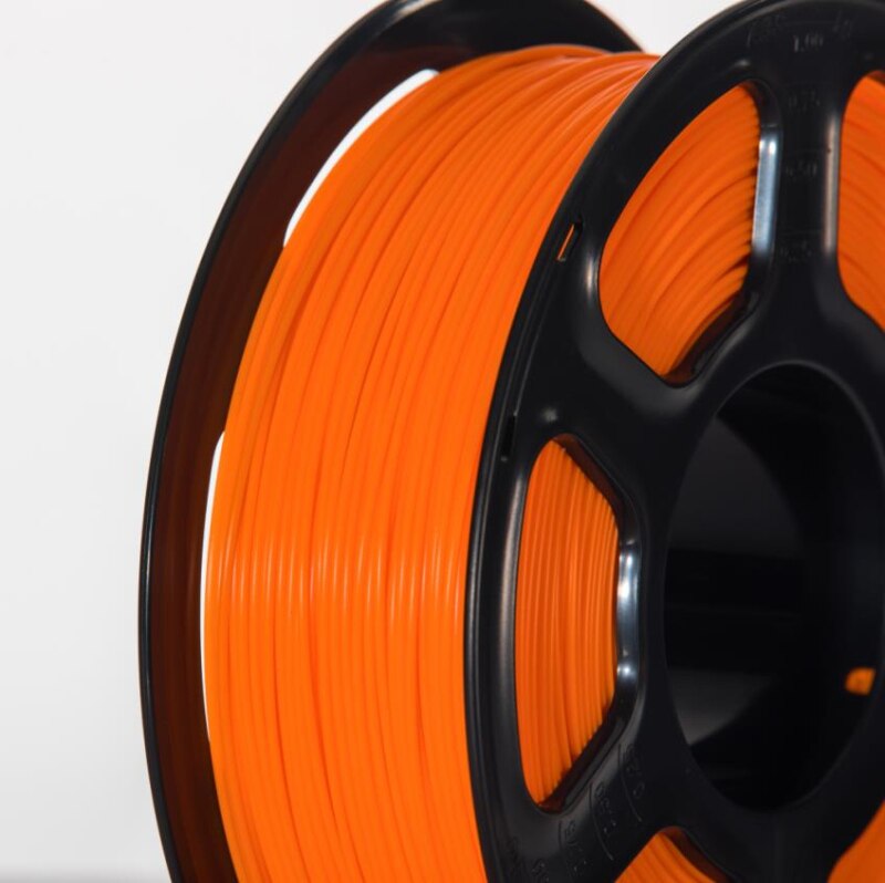 Northcube 3d printer pla filament 1.75mm voor 3d printers , 1kg(2.2 lbs)  +/- 0.02mm fluorescerend oranje kleur