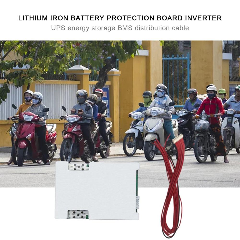 Lzsy 008 tre enheder 14 serier 52v 45a lithium batteri kort elektrisk cykel bms 400mm med afbalanceret distributionskabel