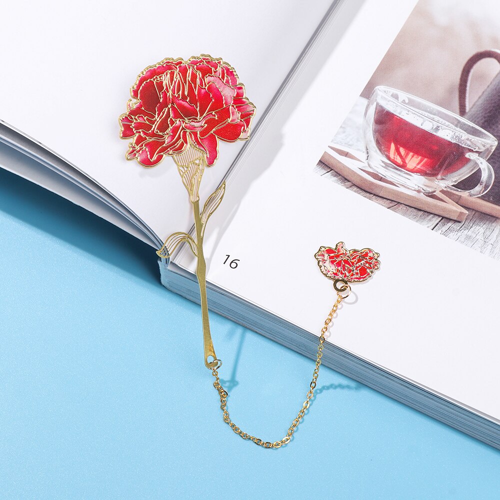 Chinese Style Peking Opera Retro Metal Bookmark Animal Pendant Hollow Bookmark Book Tassel Pagination Mark Stationery: 2