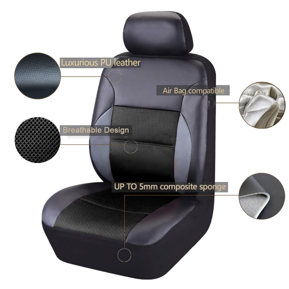 Auto-Pass Pvc Lederen Auto Bekleding Universele Bekleding Interieur Accessoires Auto-Styling Automobiles Stoelhoezen
