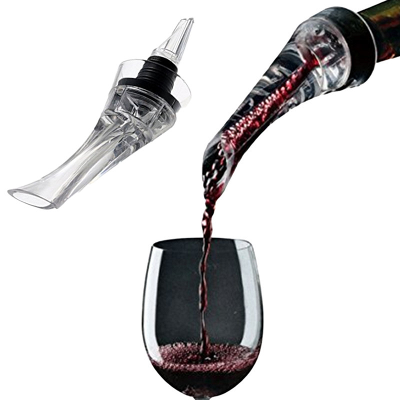 Aérateur et verseur de vin, verseur d'aération Premium, bouchon de carafe de vin rouge, bouchon de bec, distributeur de bouche de bouteille, bec de carafe