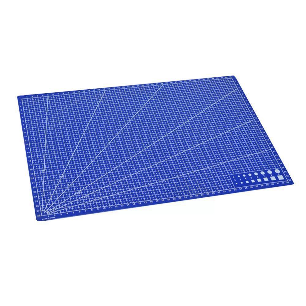 A3 Pvc Sewing Cutting Mats Rectangle Grid Lines Cutting Tools Mat Board Mat Craft Cutting Diy Double-sided Plate V8u2