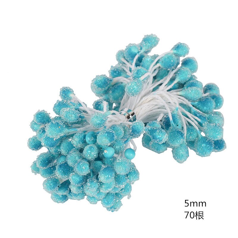 8/10/12/90/144 pièces bleu mixte hybride fleur cerise étamine baies Bundle bricolage gâteau noël mariage boîte guirlande déco