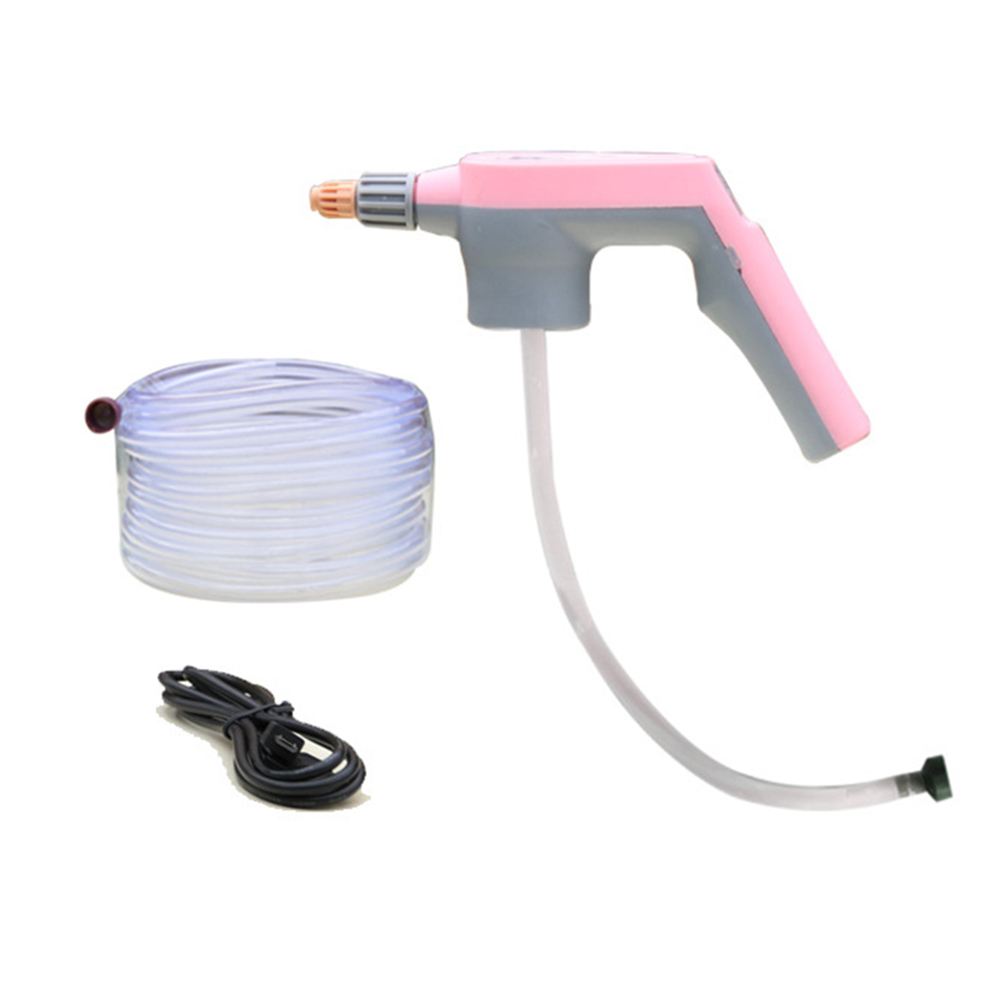 Garden Electric Water Sprayer Automatic High Pressure Air Pump Sprayer for Plants Washing Car Charging Watering Sprinkler Tool: Red
