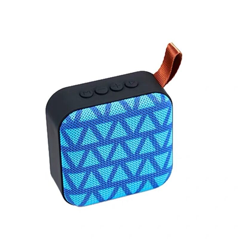 Bluetooth Speaker Muziek Draagbare Luidsprekers Geluid Systeem Kolom Surround Stereo Outdoor Speaker Met Fm Tf Card: blue
