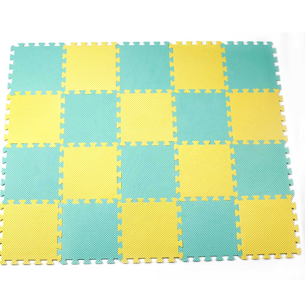 20 kpl/setti baby eva vaahtomuovi palapeli leikkimatto /lasten matot lelut matto lasten lukittava harjoituslattialaatat, kukin :29*29*0.8cm: Wj3023af