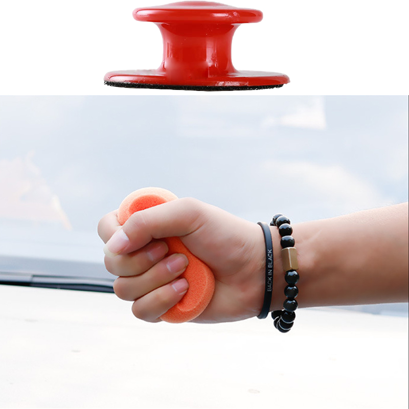 Almohadilla de pulido de cera para lavado de coches, esponja de limpieza de coche, almohadillas aplicadoras de microfibra, uso para encerar y pulir en el hogar