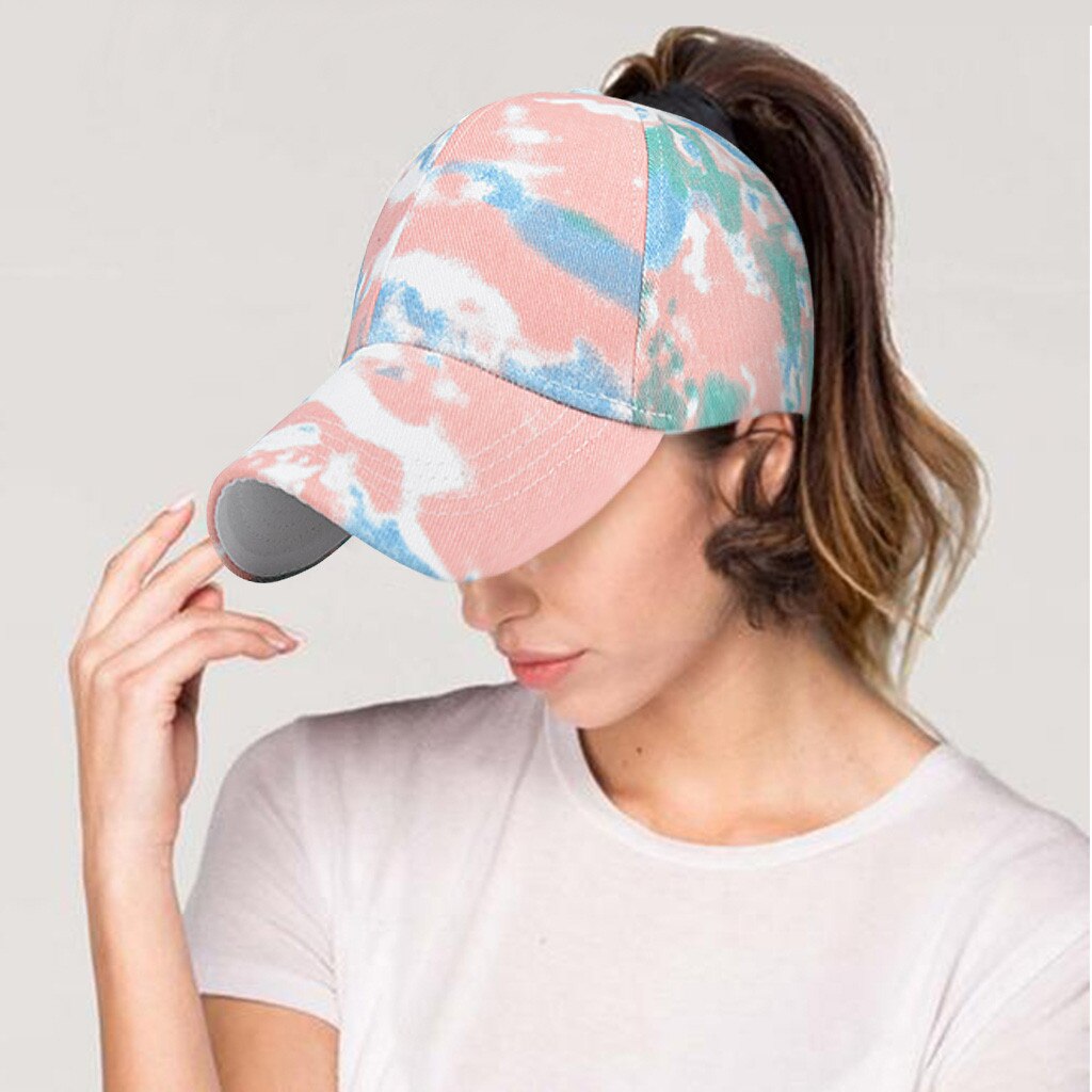 Unisex Tie-gefärbt Sonne Hut Männer Frauen Einstellbare Baseball Cap Hip Hop Hut Бейсболка Кепка Мужская Sport Caps In sommer