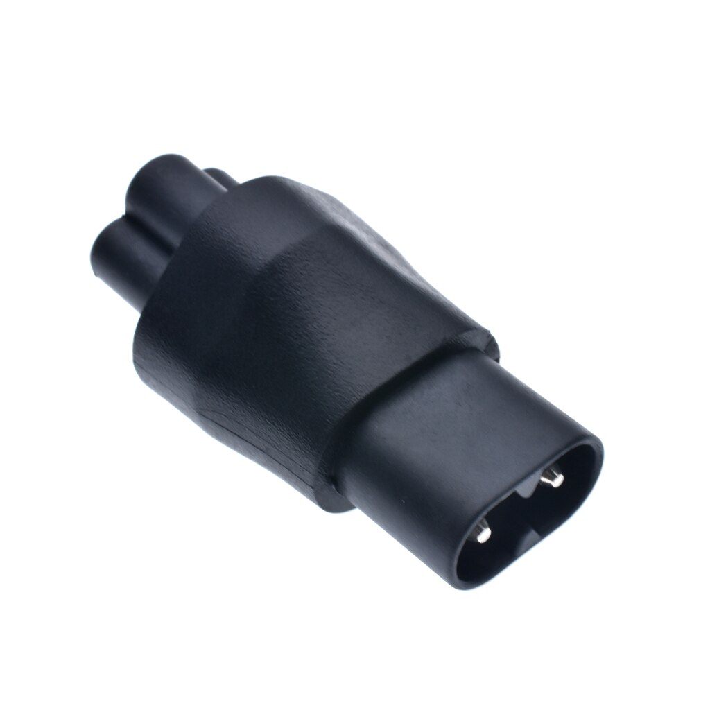 IEC 320 C5 to C8 Power Adapter, IEC 320 3 pin Female to 2 pin Male Converter Plug*