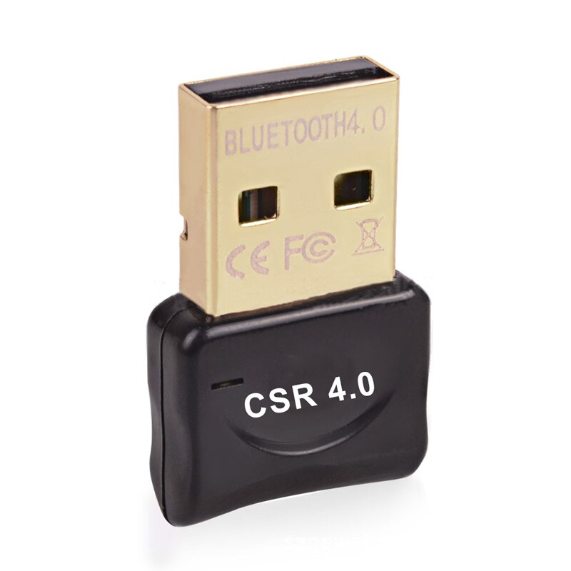 Creacube USB Bluetooth adaptateur 4.0 faible consommation d'énergie Micro adaptateur Bluetooth Dongle récepteur transfert sans fil pour ordinateur portable ordinateur de bureau: Black