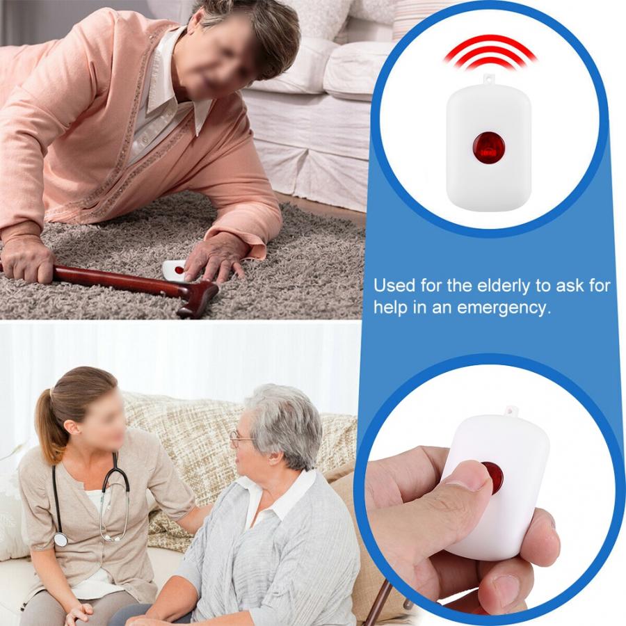 sos 433MHz Wireless SOS Call Emergency Button Alarm Home Security Burglar Sensor sos button